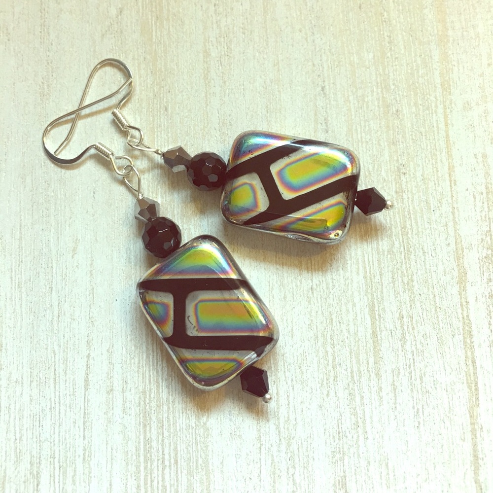 Earrings- Glass Beaded